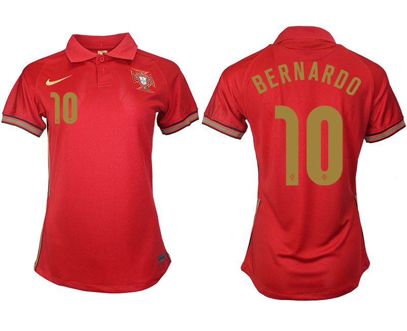 Women 2021-2022 Club Portuga home aaa version red #10 Soccer Jerseys->women soccer jersey->Women Jersey